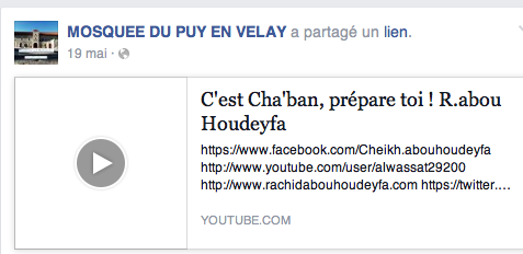 Rachid Hudeyfa lui veut interdire la musique