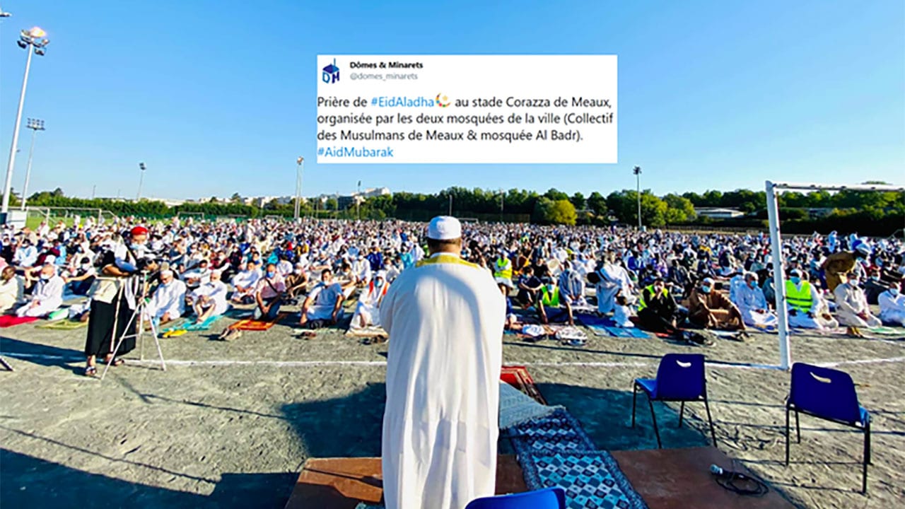 Jean-François Copé, maire Républicain, met son stade municipal pour la prière musulmane de l'Aid